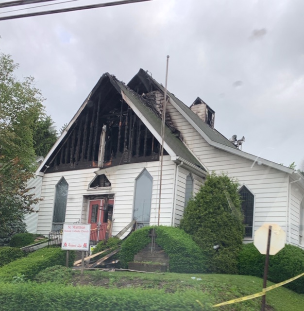 Evans City Church Damaged By Fire - ButlerRadio.com - Butler, PA