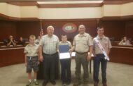 Butler Twp. Commissioners Celebrate Local Boy Scout Troop