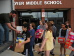 SV 8th Grader Organizes Large Food Drive