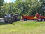 One Person Flown To Hospital After Tri-Axle Crash