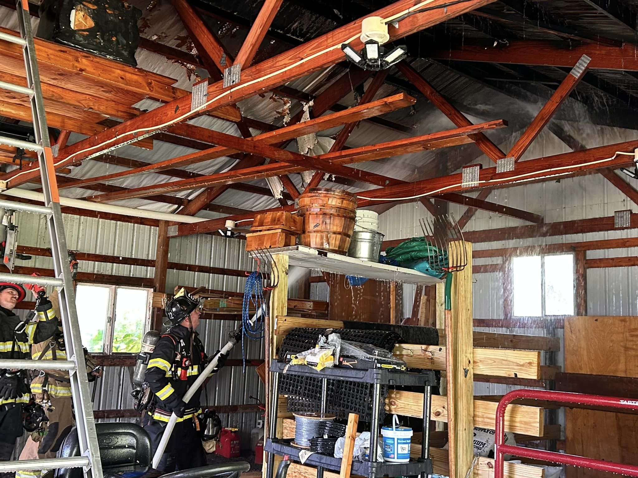 No Injuries In Jackson Twp. Barn Fire - 977 Rocks 97.7 FM - Butler PA