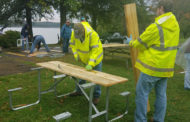 Volunteers Build Benches At Moraine State Park